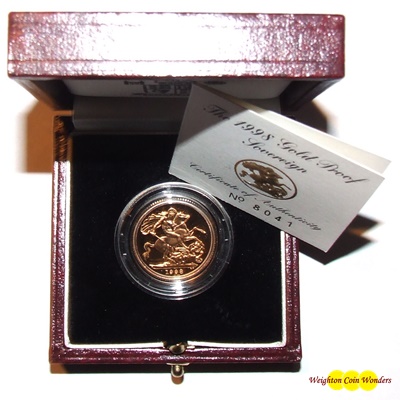 (image for) 1998 Gold Proof Sovereign